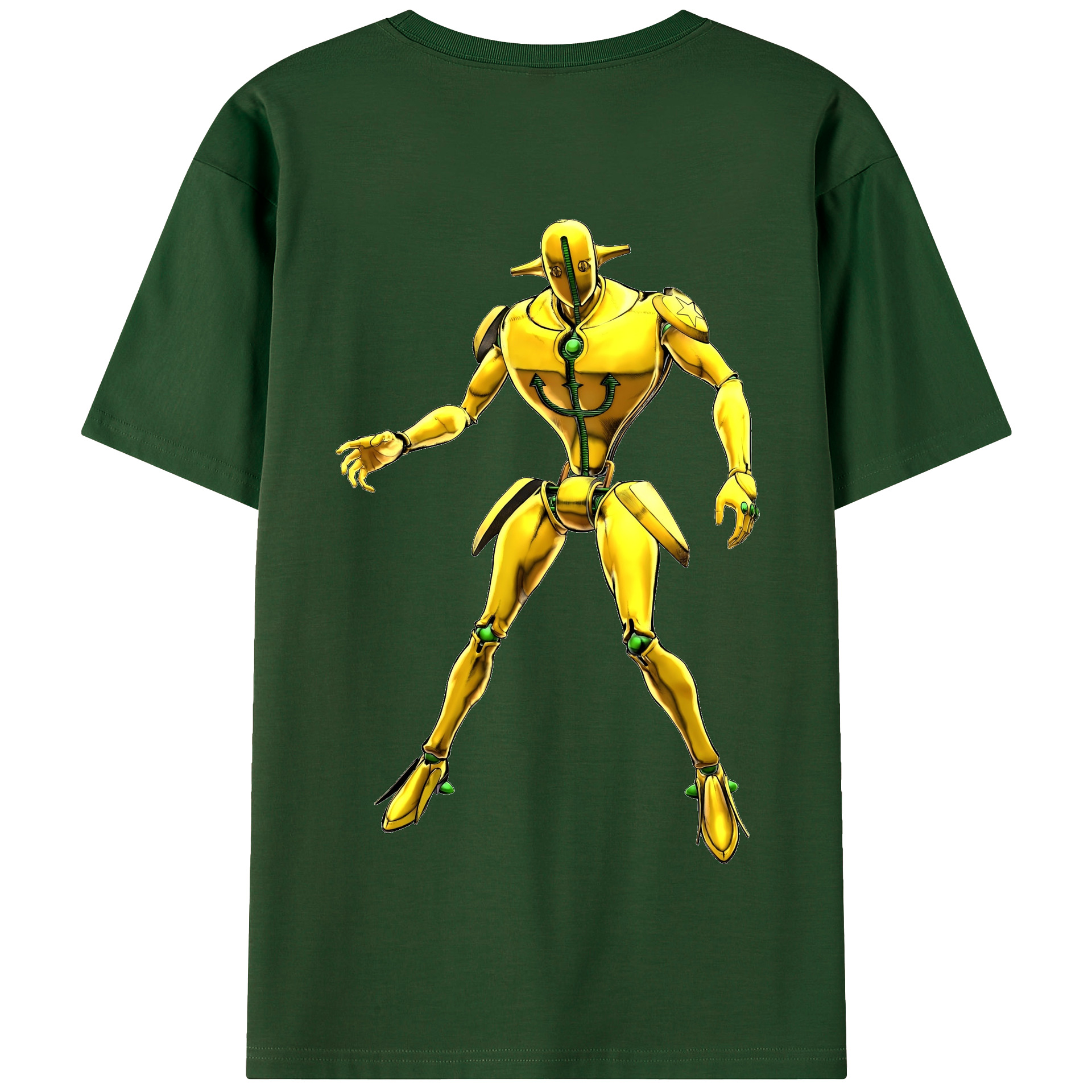 （画像用） ジョジョの奇妙な冒険 JoJo's Bizarre Adventure 綿100％半袖Tシャツ（背面プリント）